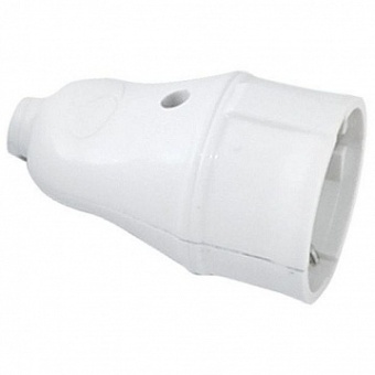 Розетка -местный, с заземлением, белый, SQ1806-0411 SQ1806-0411 TDM